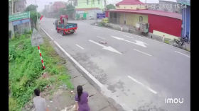 Cảnh tượng kinh hoàng: Trẻ em Việt lừa đảo bảo hiểm trên đường Thịnh Long, gây tai nạn khủng khiếp!