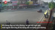 Cú va chạm kinh hoàng: Bé gái 10 tuổi bị xe tải đâm thương nghiêm trọng khi tránh người băng qua đường tại Cầu Đôi!